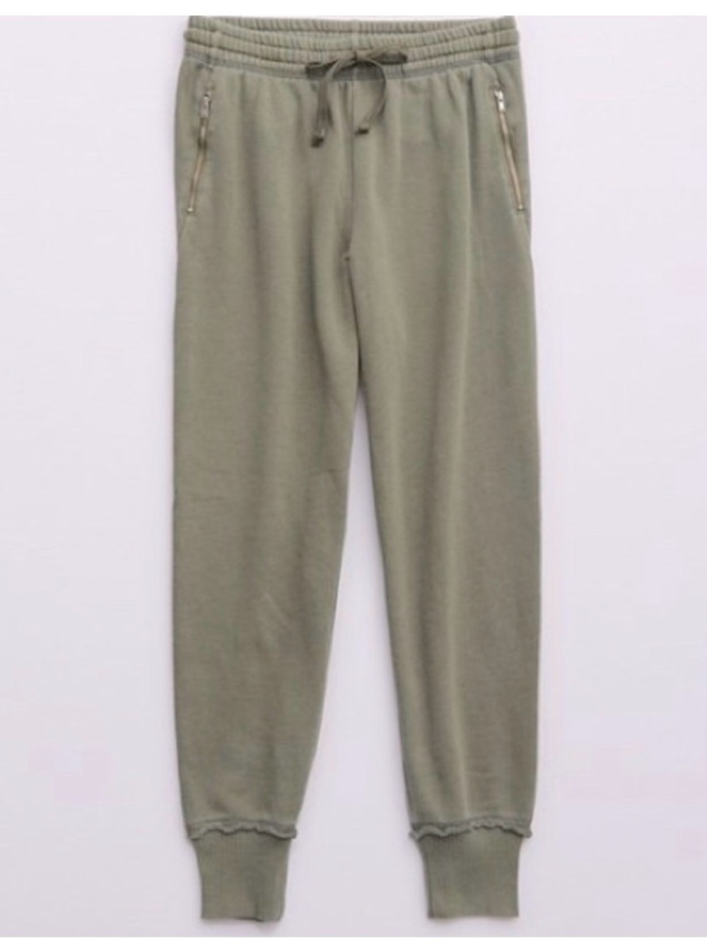 Aerie NWT green cuffed joggers, small long